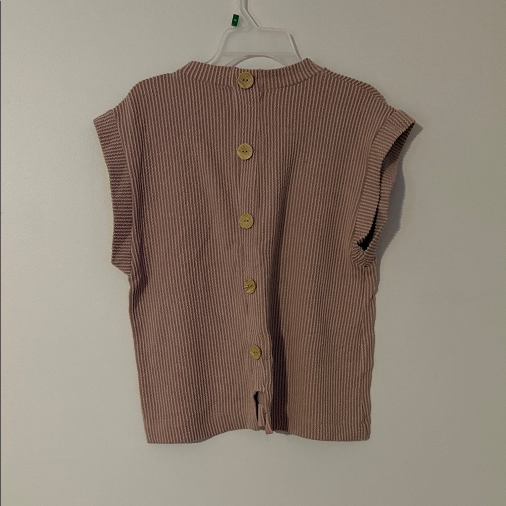 Sleeveless Ribbed Knit Set - Picture 3 of 3